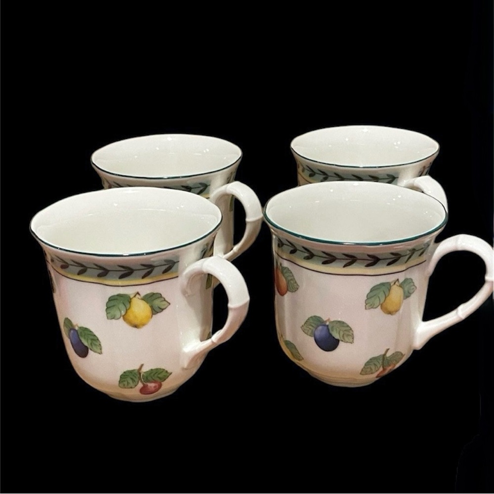 Villeroy & Boch French Garden Mugs - Set of 4